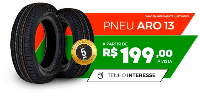 Comprar Pneu Aro 13 em Taguatinga